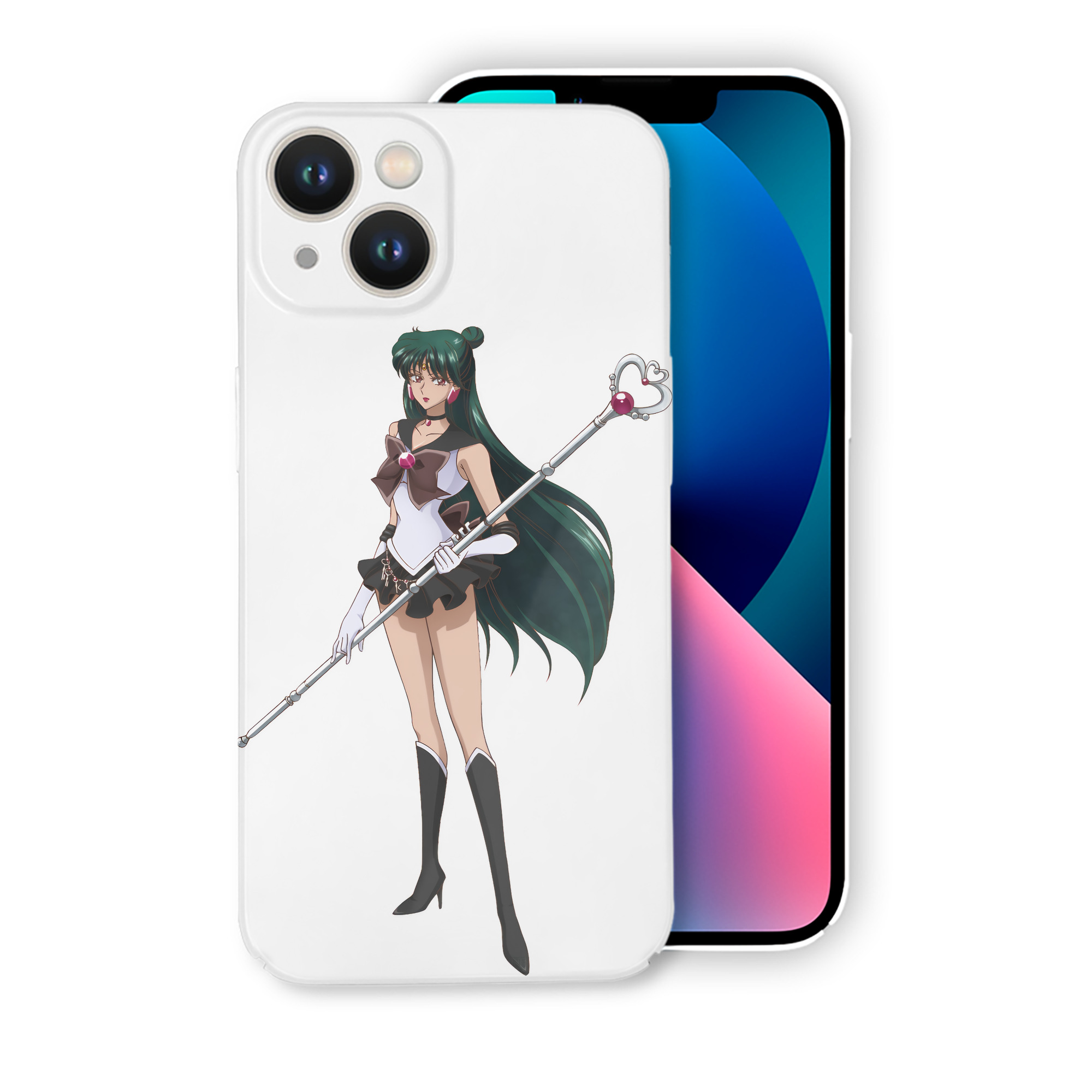 （画像用） 美少女戦士セーラームーン 冥王せつな Sailor Moon Meiou Setsuna 【iPhone 14シリーズ対応】ハードケース