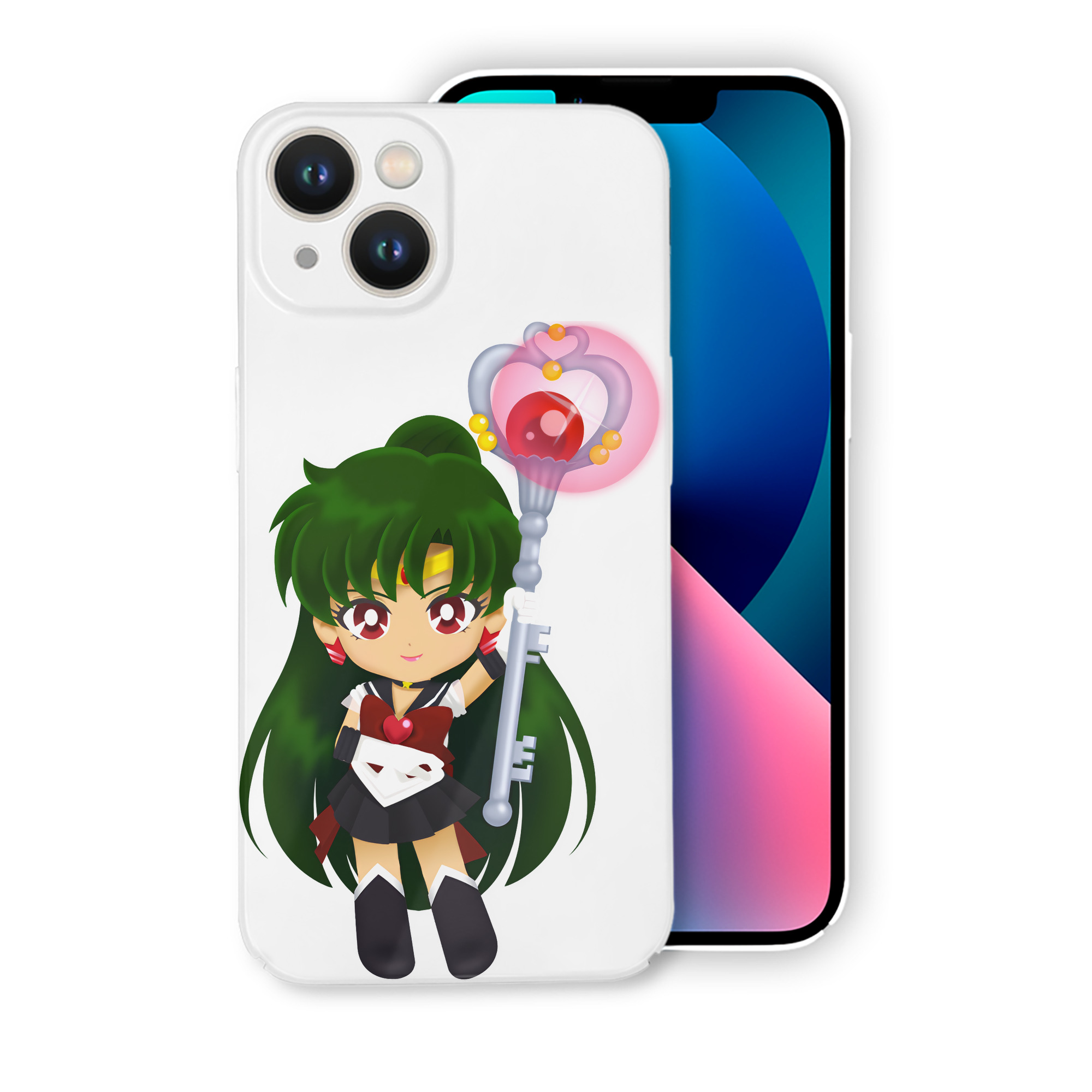 （画像用） 美少女戦士セーラームーン 冥王せつな Sailor Moon Meiou Setsuna 【iPhone 14シリーズ対応】ハードケース