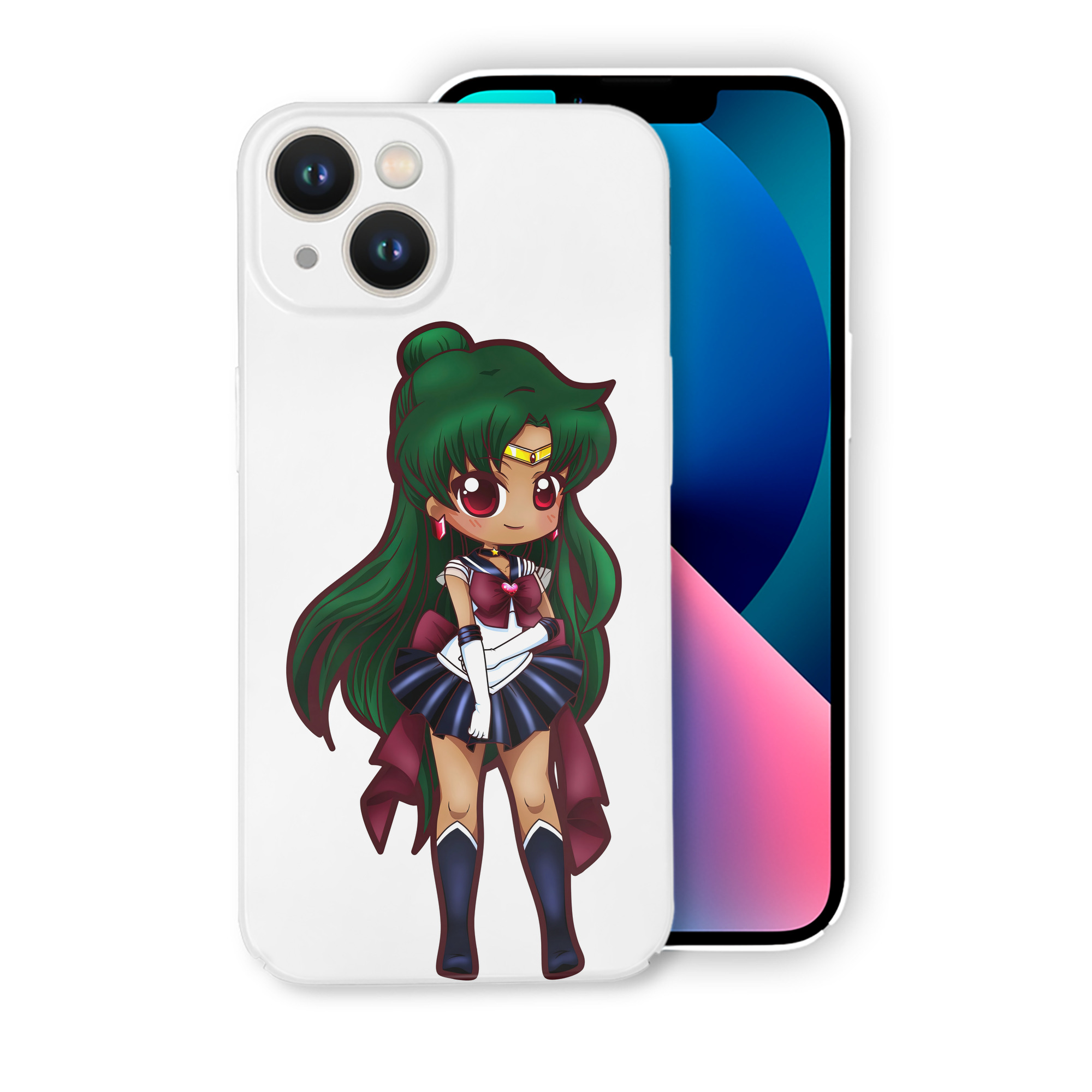 （画像用） 美少女戦士セーラームーン 冥王せつな Sailor Moon Meiou Setsuna 【iPhone 14シリーズ対応】ハードケース