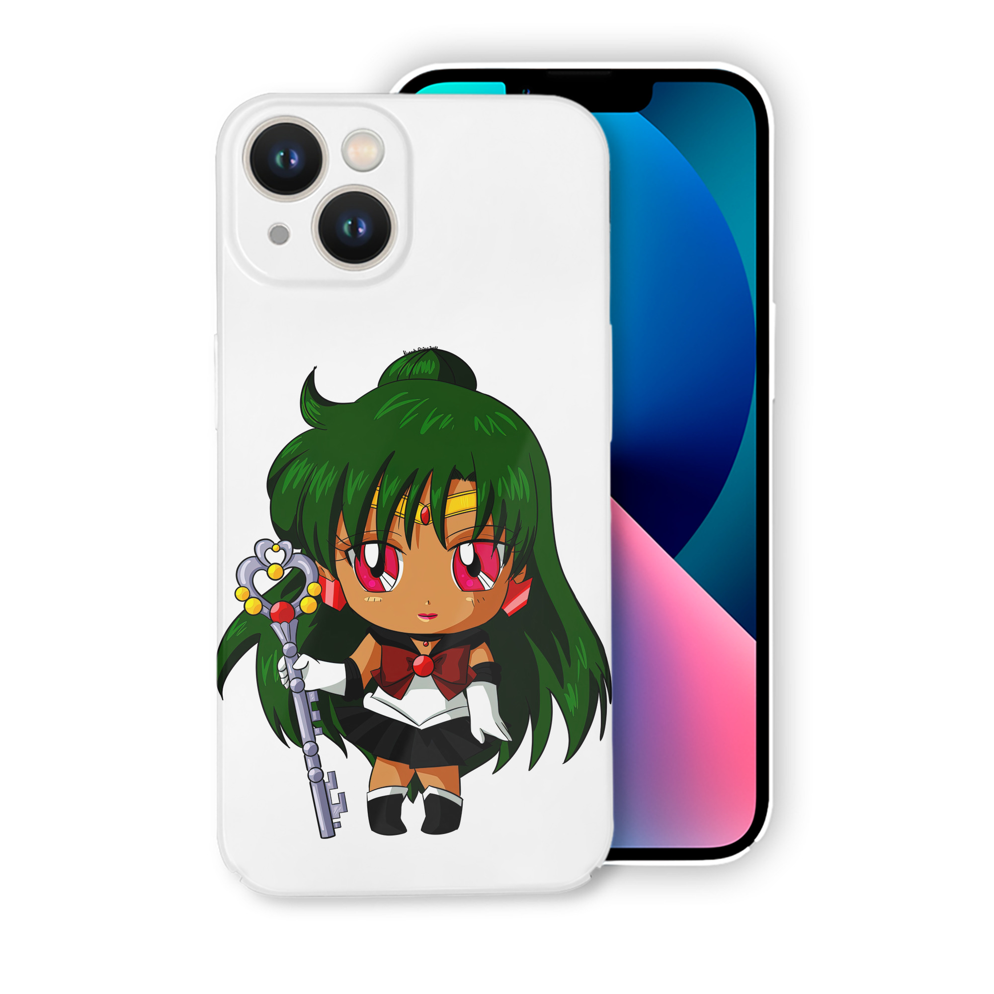 （画像用） 美少女戦士セーラームーン 冥王せつな Sailor Moon Meiou Setsuna 【iPhone 14シリーズ対応】ハードケース