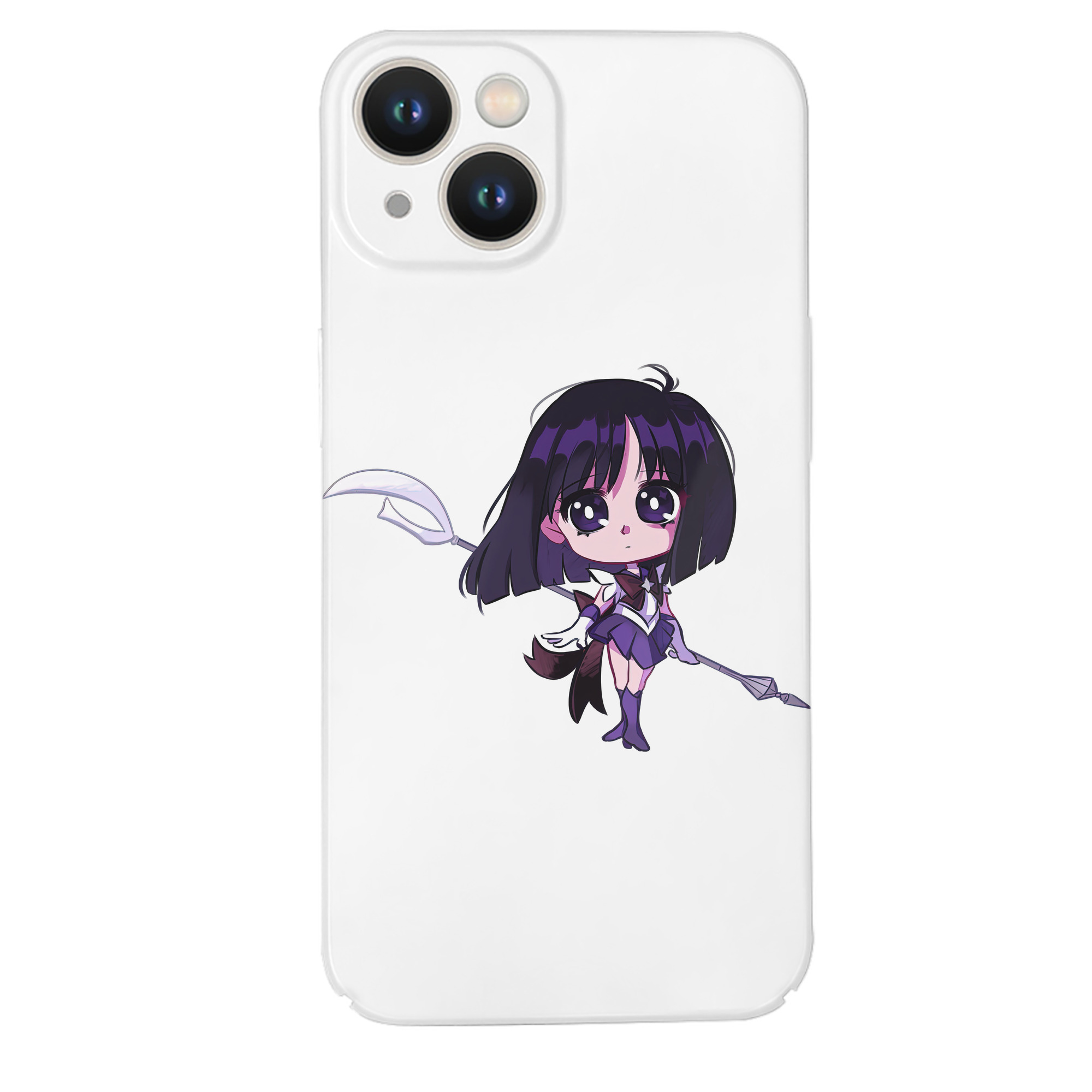（画像用） 美少女戦士セーラームーン 土萠ほたる Sailor Moon Tomoe Hotaru （セーラーサターン；Sailor Saturn） 【iPhone 14シリーズ対応】ハードケース