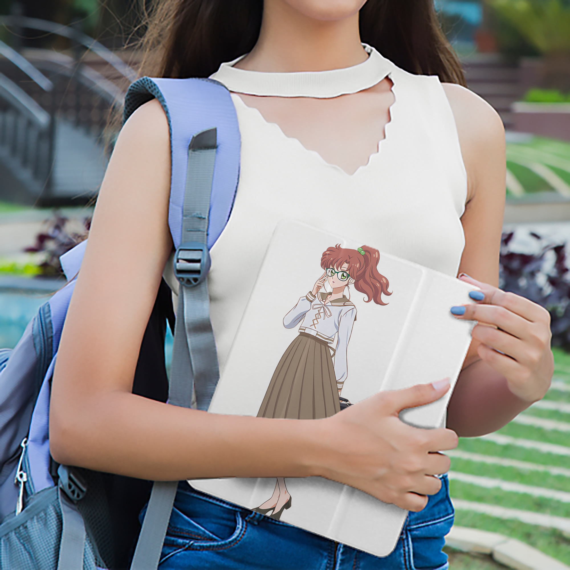 美少女戦士セーラームーン 木野 まこと きの まこと Sailor Moon Kino Makoto （セーラージュピター；Sailor Jupiter） IPad ケース ペン収納付き 三つ折りスタンド PUレザー×シリコン 対応機種9.5/10.5/10.9インチ
