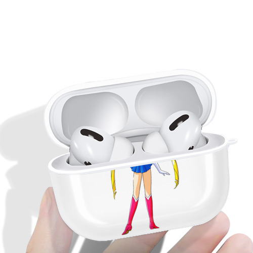 美少女戦士セーラームーン 月野 うさぎ つきの うさぎ Sailor Moon Tsukino Usagi 【AirPods Pro用】ハードシェル保護ケース 耐衝撃・防指紋・カラビナ付き商品仕様