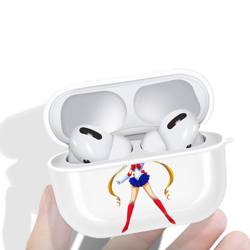 美少女戦士セーラームーン 月野 うさぎ つきの うさぎ Sailor Moon Tsukino Usagi 【AirPods Pro用】ハードシェル保護ケース 耐衝撃・防指紋・カラビナ付き商品仕様