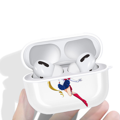 美少女戦士セーラームーン 月野 うさぎ つきの うさぎ Sailor Moon Tsukino Usagi 【AirPods Pro用】ハードシェル保護ケース 耐衝撃・防指紋・カラビナ付き商品仕様