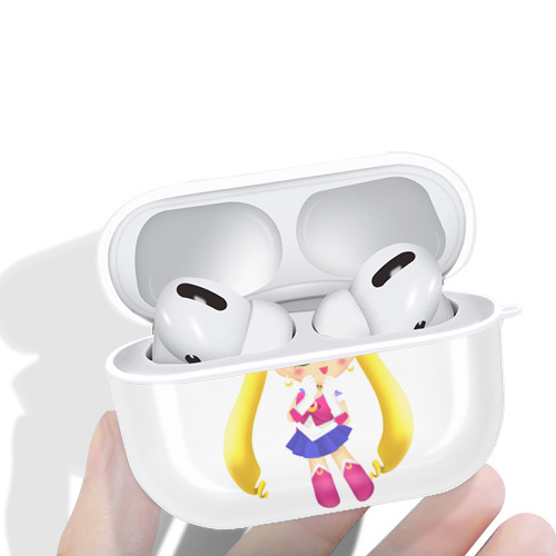 美少女戦士セーラームーン 月野 うさぎ つきの うさぎ Sailor Moon Tsukino Usagi 【AirPods Pro用】ハードシェル保護ケース 耐衝撃・防指紋・カラビナ付き商品仕様