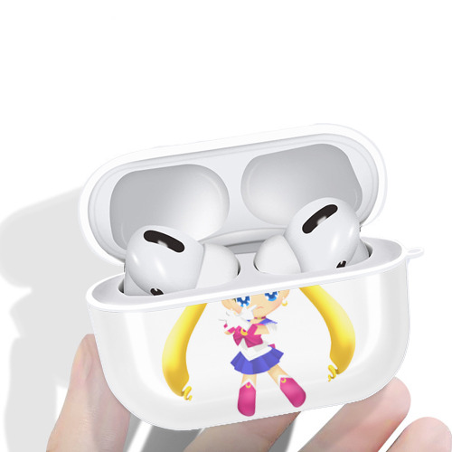 美少女戦士セーラームーン 月野 うさぎ つきの うさぎ Sailor Moon Tsukino Usagi 【AirPods Pro用】ハードシェル保護ケース 耐衝撃・防指紋・カラビナ付き商品仕様
