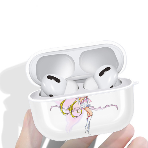 美少女戦士セーラームーン 月野 うさぎ つきの うさぎ Sailor Moon Tsukino Usagi 【AirPods Pro用】ハードシェル保護ケース 耐衝撃・防指紋・カラビナ付き商品仕様