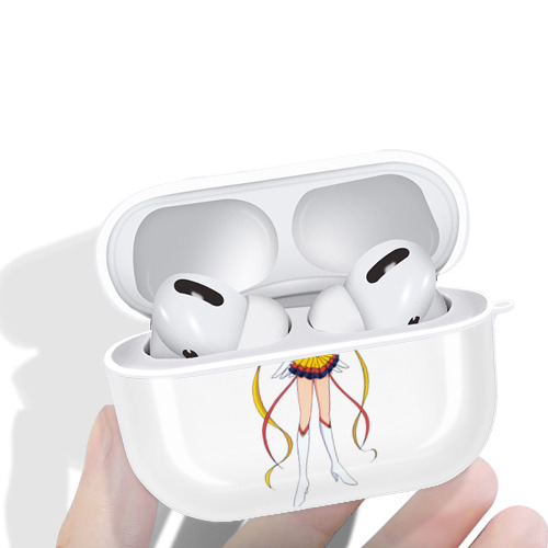 美少女戦士セーラームーン 月野 うさぎ つきの うさぎ Sailor Moon Tsukino Usagi 【AirPods Pro用】ハードシェル保護ケース 耐衝撃・防指紋・カラビナ付き商品仕様
