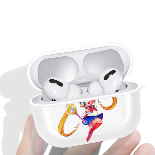 美少女戦士セーラームーン 月野 うさぎ つきの うさぎ Sailor Moon Tsukino Usagi 【AirPods Pro用】ハードシェル保護ケース 耐衝撃・防指紋・カラビナ付き商品仕様