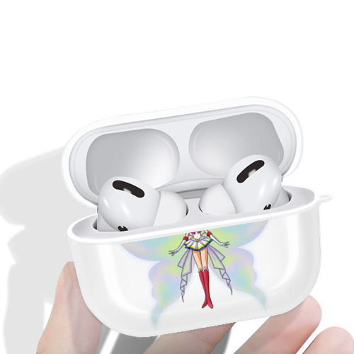 美少女戦士セーラームーン 月野 うさぎ つきの うさぎ Sailor Moon Tsukino Usagi 【AirPods Pro用】ハードシェル保護ケース 耐衝撃・防指紋・カラビナ付き商品仕様