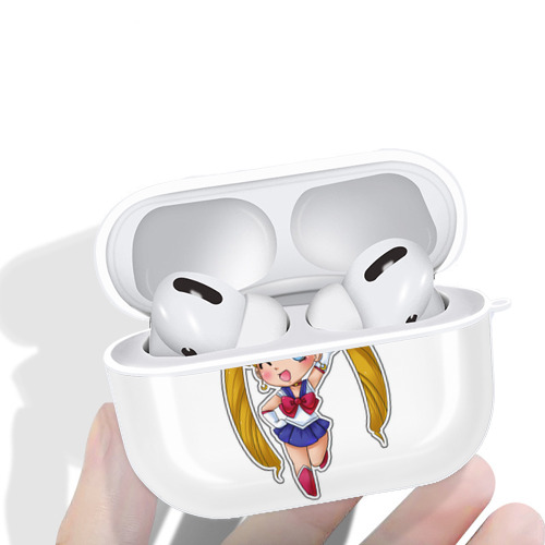 美少女戦士セーラームーン 月野 うさぎ つきの うさぎ Sailor Moon Tsukino Usagi 【AirPods Pro用】ハードシェル保護ケース 耐衝撃・防指紋・カラビナ付き商品仕様