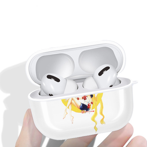 美少女戦士セーラームーン 月野 うさぎ つきの うさぎ Sailor Moon Tsukino Usagi 【AirPods Pro用】ハードシェル保護ケース 耐衝撃・防指紋・カラビナ付き商品仕様