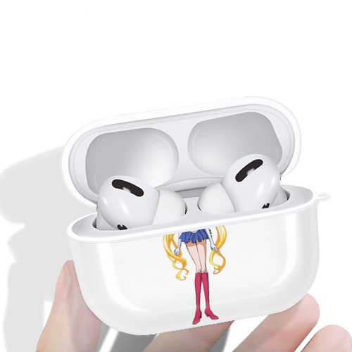 美少女戦士セーラームーン 月野 うさぎ つきの うさぎ Sailor Moon Tsukino Usagi 【AirPods Pro用】ハードシェル保護ケース 耐衝撃・防指紋・カラビナ付き商品仕様