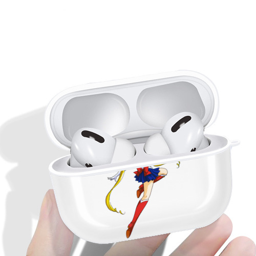 美少女戦士セーラームーン 月野 うさぎ つきの うさぎ Sailor Moon Tsukino Usagi 【AirPods Pro用】ハードシェル保護ケース 耐衝撃・防指紋・カラビナ付き商品仕様