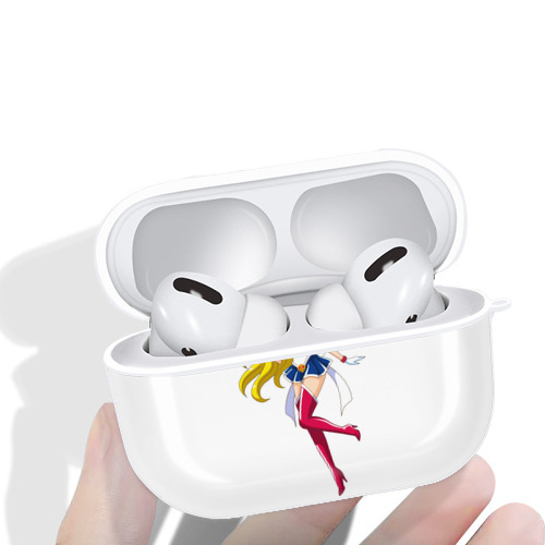 美少女戦士セーラームーン 月野 うさぎ つきの うさぎ Sailor Moon Tsukino Usagi 【AirPods Pro用】ハードシェル保護ケース 耐衝撃・防指紋・カラビナ付き商品仕様