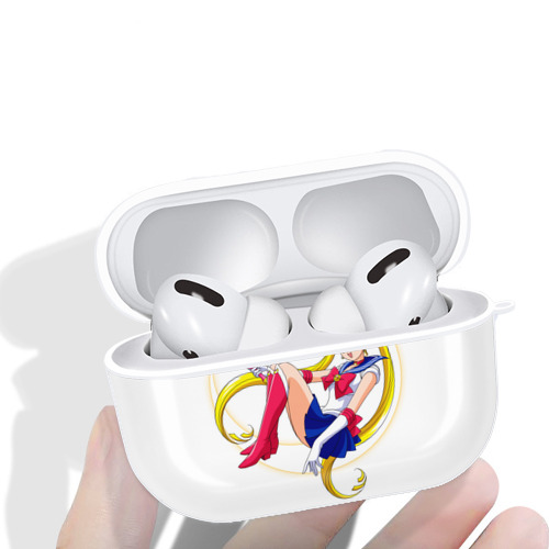 美少女戦士セーラームーン 月野 うさぎ つきの うさぎ Sailor Moon Tsukino Usagi 【AirPods Pro用】ハードシェル保護ケース 耐衝撃・防指紋・カラビナ付き商品仕様