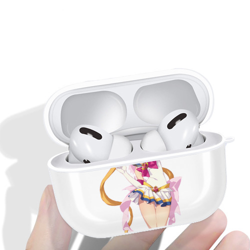 美少女戦士セーラームーン 月野 うさぎ つきの うさぎ Sailor Moon Tsukino Usagi 【AirPods Pro用】ハードシェル保護ケース 耐衝撃・防指紋・カラビナ付き商品仕様