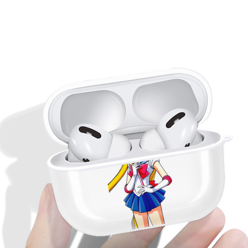 美少女戦士セーラームーン 月野 うさぎ つきの うさぎ Sailor Moon Tsukino Usagi 【AirPods Pro用】ハードシェル保護ケース 耐衝撃・防指紋・カラビナ付き商品仕様