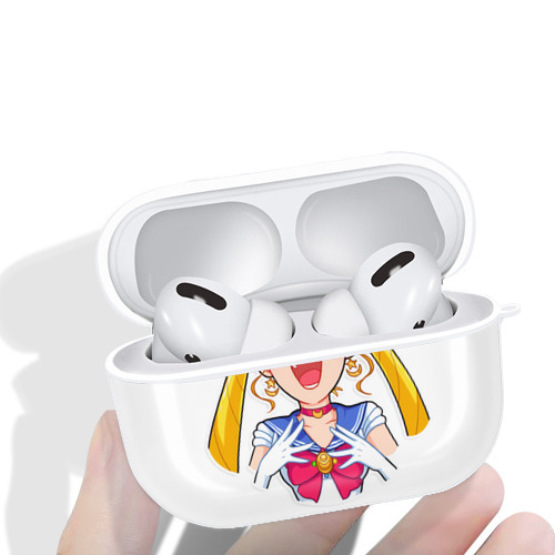 美少女戦士セーラームーン 月野 うさぎ つきの うさぎ Sailor Moon Tsukino Usagi 【AirPods Pro用】ハードシェル保護ケース 耐衝撃・防指紋・カラビナ付き商品仕様