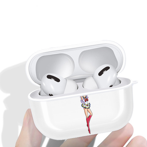 美少女戦士セーラームーン 月野 うさぎ つきの うさぎ Sailor Moon Tsukino Usagi 【AirPods Pro用】ハードシェル保護ケース 耐衝撃・防指紋・カラビナ付き商品仕様