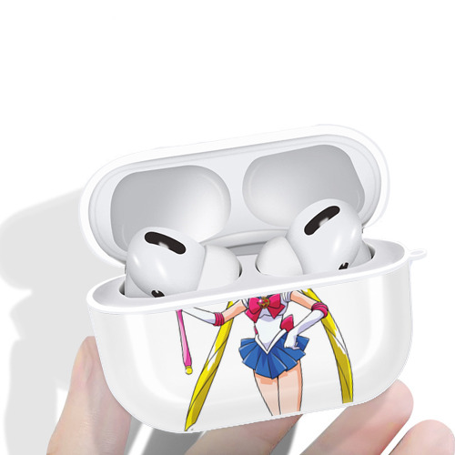 美少女戦士セーラームーン 月野 うさぎ つきの うさぎ Sailor Moon Tsukino Usagi 【AirPods Pro用】ハードシェル保護ケース 耐衝撃・防指紋・カラビナ付き商品仕様