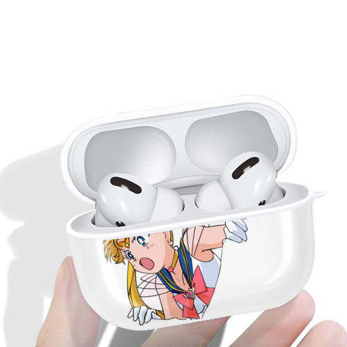 美少女戦士セーラームーン 月野 うさぎ つきの うさぎ Sailor Moon Tsukino Usagi 【AirPods Pro用】ハードシェル保護ケース 耐衝撃・防指紋・カラビナ付き商品仕様