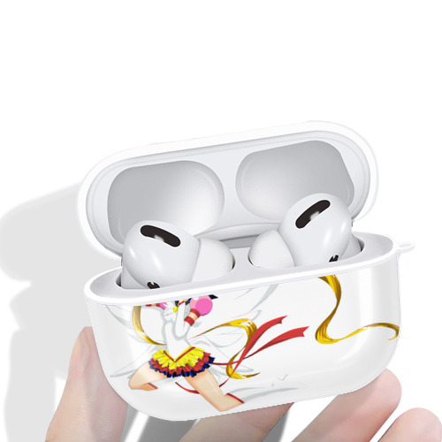 美少女戦士セーラームーン 月野 うさぎ つきの うさぎ Sailor Moon Tsukino Usagi 【AirPods Pro用】ハードシェル保護ケース 耐衝撃・防指紋・カラビナ付き商品仕様