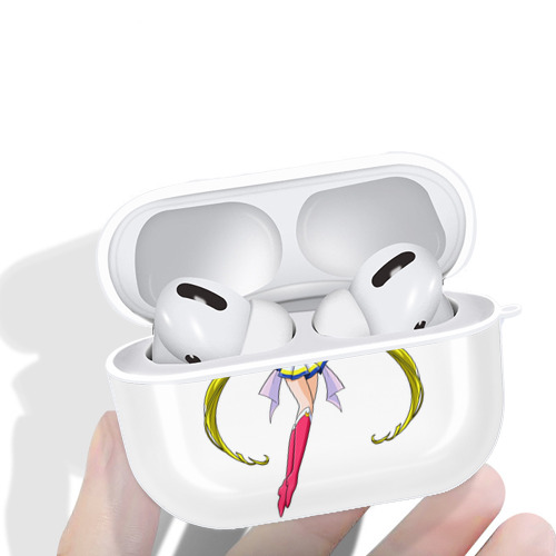 美少女戦士セーラームーン 月野 うさぎ つきの うさぎ Sailor Moon Tsukino Usagi 【AirPods Pro用】ハードシェル保護ケース 耐衝撃・防指紋・カラビナ付き商品仕様