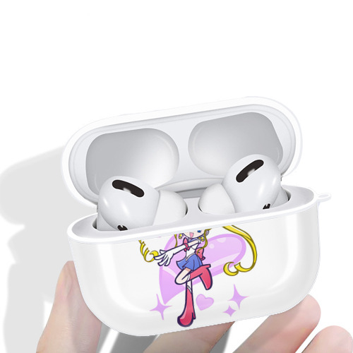 美少女戦士セーラームーン 月野 うさぎ つきの うさぎ Sailor Moon Tsukino Usagi 【AirPods Pro用】ハードシェル保護ケース 耐衝撃・防指紋・カラビナ付き商品仕様