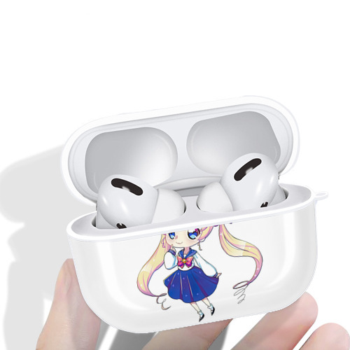 美少女戦士セーラームーン 月野 うさぎ つきの うさぎ Sailor Moon Tsukino Usagi 【AirPods Pro用】ハードシェル保護ケース 耐衝撃・防指紋・カラビナ付き商品仕様