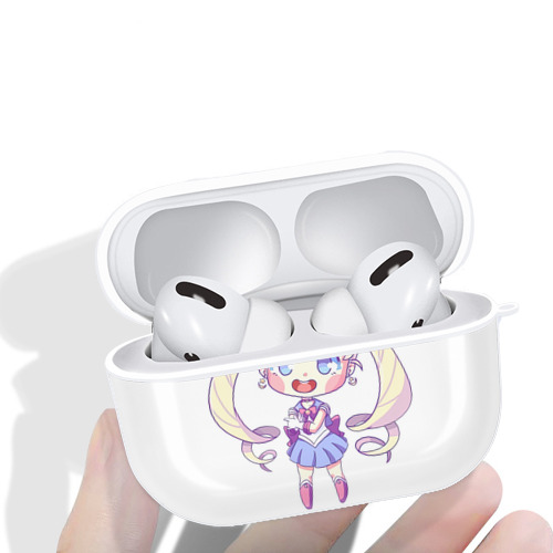 美少女戦士セーラームーン 月野 うさぎ つきの うさぎ Sailor Moon Tsukino Usagi 【AirPods Pro用】ハードシェル保護ケース 耐衝撃・防指紋・カラビナ付き商品仕様