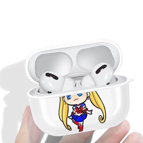 美少女戦士セーラームーン 月野 うさぎ つきの うさぎ Sailor Moon Tsukino Usagi 【AirPods Pro用】ハードシェル保護ケース 耐衝撃・防指紋・カラビナ付き商品仕様
