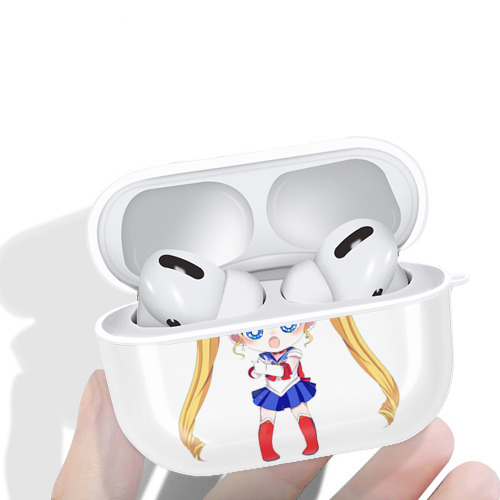 美少女戦士セーラームーン 月野 うさぎ つきの うさぎ Sailor Moon Tsukino Usagi 【AirPods Pro用】ハードシェル保護ケース 耐衝撃・防指紋・カラビナ付き商品仕様