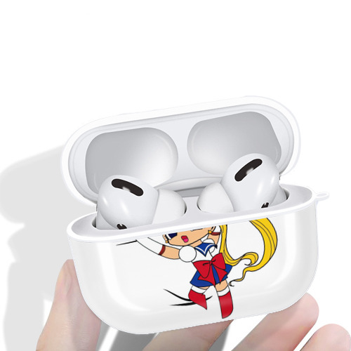 美少女戦士セーラームーン 月野 うさぎ つきの うさぎ Sailor Moon Tsukino Usagi 【AirPods Pro用】ハードシェル保護ケース 耐衝撃・防指紋・カラビナ付き商品仕様