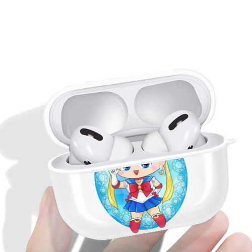 美少女戦士セーラームーン 月野 うさぎ つきの うさぎ Sailor Moon Tsukino Usagi 【AirPods Pro用】ハードシェル保護ケース 耐衝撃・防指紋・カラビナ付き商品仕様