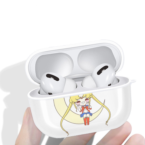 美少女戦士セーラームーン 月野 うさぎ つきの うさぎ Sailor Moon Tsukino Usagi 【AirPods Pro用】ハードシェル保護ケース 耐衝撃・防指紋・カラビナ付き商品仕様