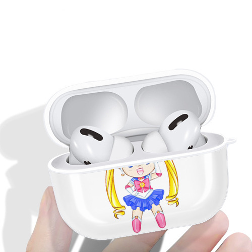 美少女戦士セーラームーン 月野 うさぎ つきの うさぎ Sailor Moon Tsukino Usagi 【AirPods Pro用】ハードシェル保護ケース 耐衝撃・防指紋・カラビナ付き商品仕様