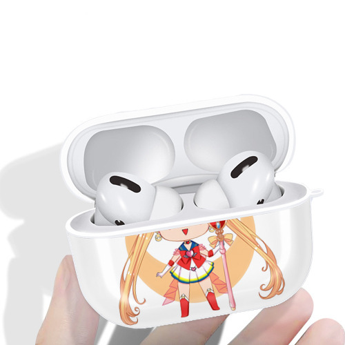 美少女戦士セーラームーン 月野 うさぎ つきの うさぎ Sailor Moon Tsukino Usagi 【AirPods Pro用】ハードシェル保護ケース 耐衝撃・防指紋・カラビナ付き商品仕様