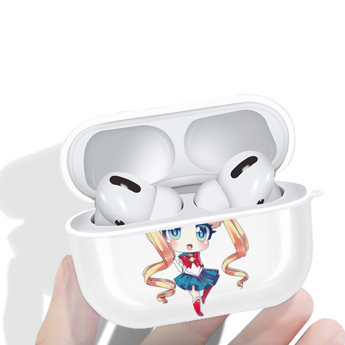 美少女戦士セーラームーン 月野 うさぎ つきの うさぎ Sailor Moon Tsukino Usagi 【AirPods Pro用】ハードシェル保護ケース 耐衝撃・防指紋・カラビナ付き商品仕様