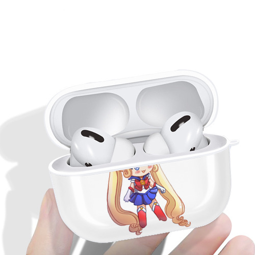 美少女戦士セーラームーン 月野 うさぎ つきの うさぎ Sailor Moon Tsukino Usagi 【AirPods Pro用】ハードシェル保護ケース 耐衝撃・防指紋・カラビナ付き商品仕様
