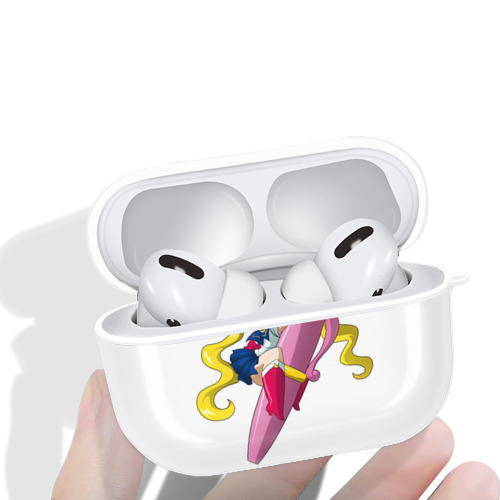 美少女戦士セーラームーン 月野 うさぎ つきの うさぎ Sailor Moon Tsukino Usagi 【AirPods Pro用】ハードシェル保護ケース 耐衝撃・防指紋・カラビナ付き商品仕様