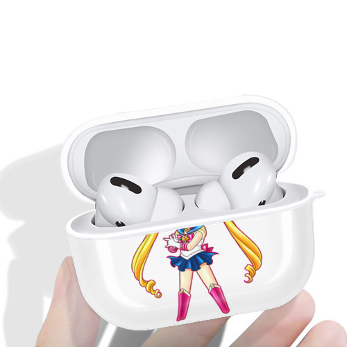 美少女戦士セーラームーン 月野 うさぎ つきの うさぎ Sailor Moon Tsukino Usagi 【AirPods Pro用】ハードシェル保護ケース 耐衝撃・防指紋・カラビナ付き商品仕様