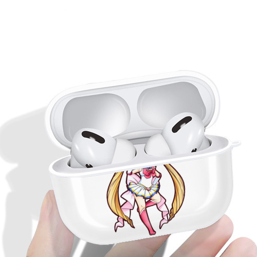美少女戦士セーラームーン 月野 うさぎ つきの うさぎ Sailor Moon Tsukino Usagi 【AirPods Pro用】ハードシェル保護ケース 耐衝撃・防指紋・カラビナ付き商品仕様