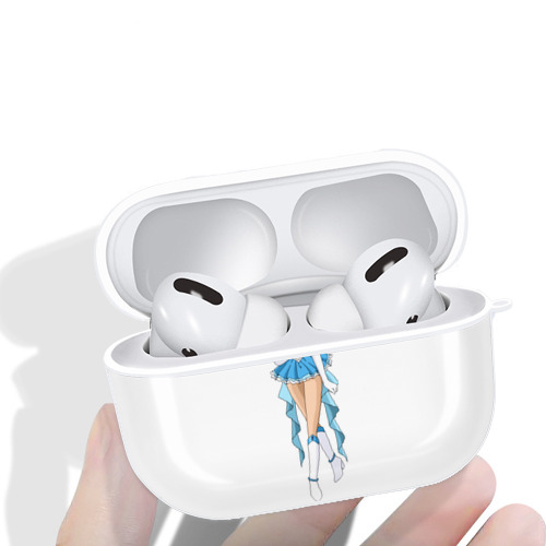 美少女戦士セーラームーン 水野 亜美 みずの あみ Sailor Moon Mizuno Ami 【AirPods Pro用】ハードシェル保護ケース 耐衝撃・防指紋・カラビナ付き商品仕様
