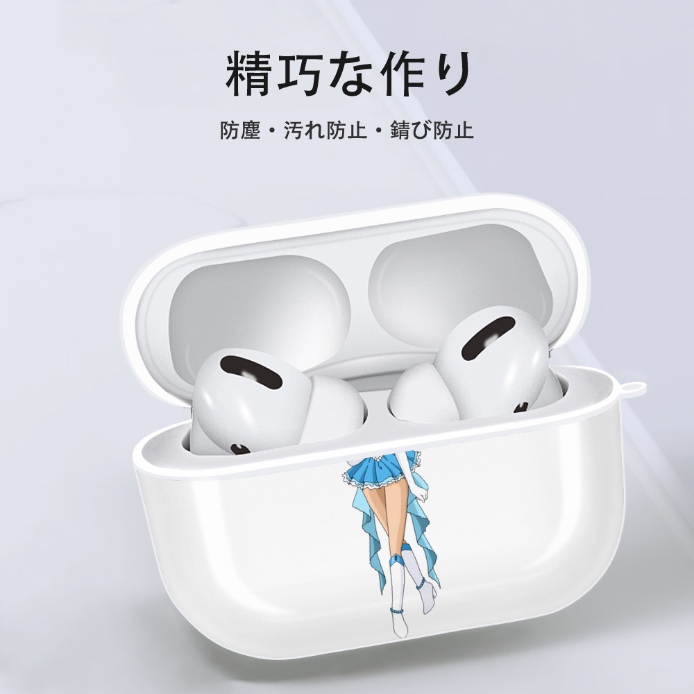 美少女戦士セーラームーン 水野 亜美 みずの あみ Sailor Moon Mizuno Ami 【AirPods Pro用】ハードシェル保護ケース 耐衝撃・防指紋・カラビナ付き商品仕様