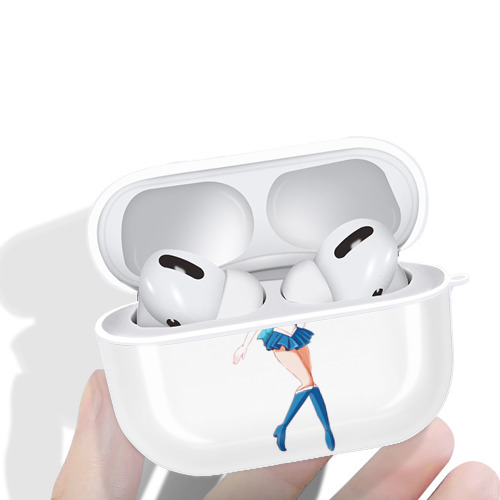 美少女戦士セーラームーン 水野 亜美 みずの あみ Sailor Moon Mizuno Ami 【AirPods Pro用】ハードシェル保護ケース 耐衝撃・防指紋・カラビナ付き商品仕様