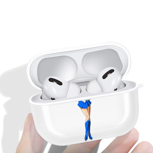 美少女戦士セーラームーン 水野 亜美 みずの あみ Sailor Moon Mizuno Ami 【AirPods Pro用】ハードシェル保護ケース 耐衝撃・防指紋・カラビナ付き商品仕様