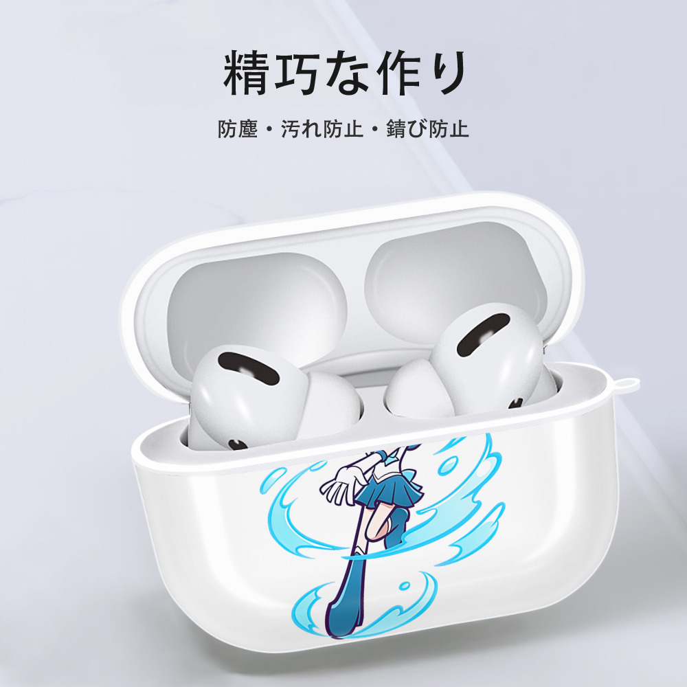 美少女戦士セーラームーン 水野 亜美 みずの あみ Sailor Moon Mizuno Ami 【AirPods Pro用】ハードシェル保護ケース 耐衝撃・防指紋・カラビナ付き商品仕様