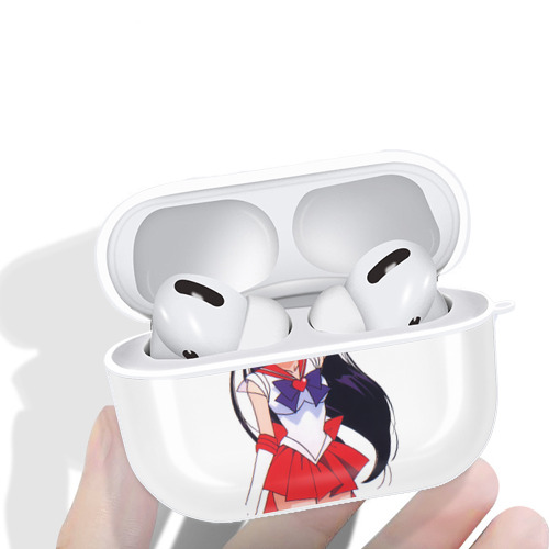 美少女戦士セーラームーン 火野レイ ひの レイ Sailor Moon Hino Rei （セーラーマーズ,Sailor Mars） 【AirPods Pro用】ハードシェル保護ケース 耐衝撃・防指紋・カラビナ付き商品仕様